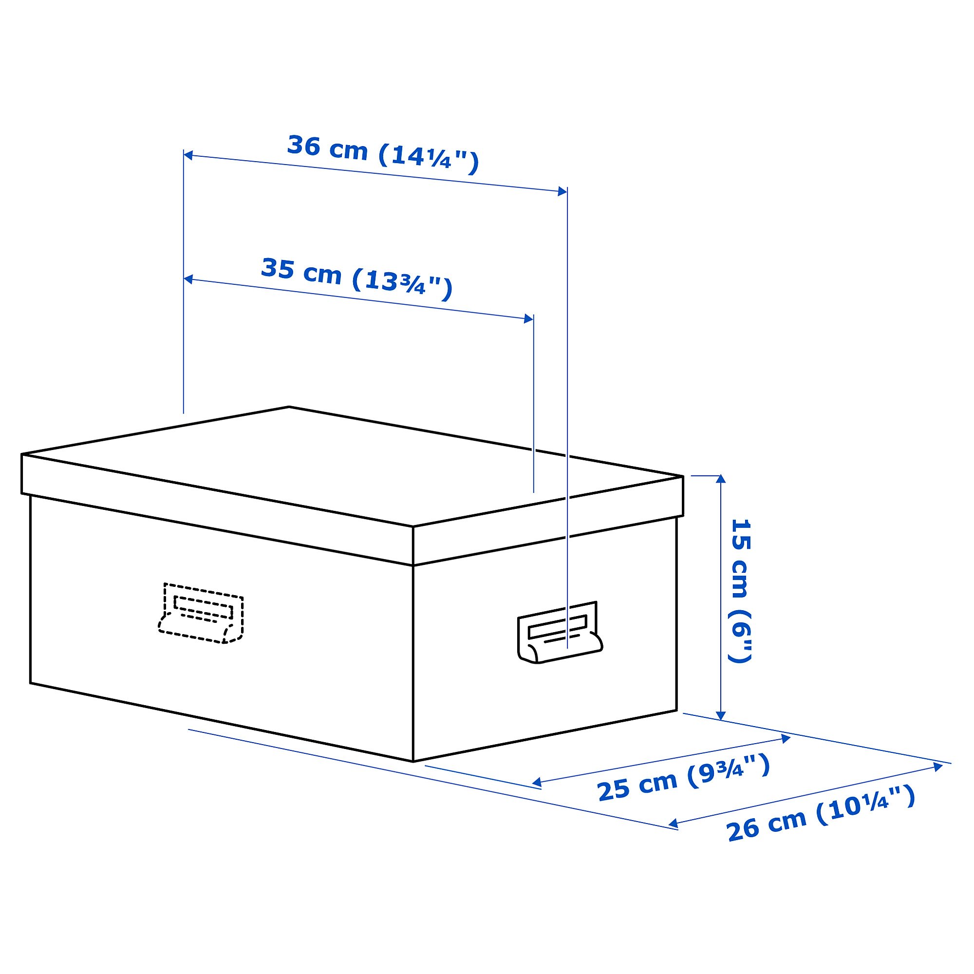 TJOG storage box with lid