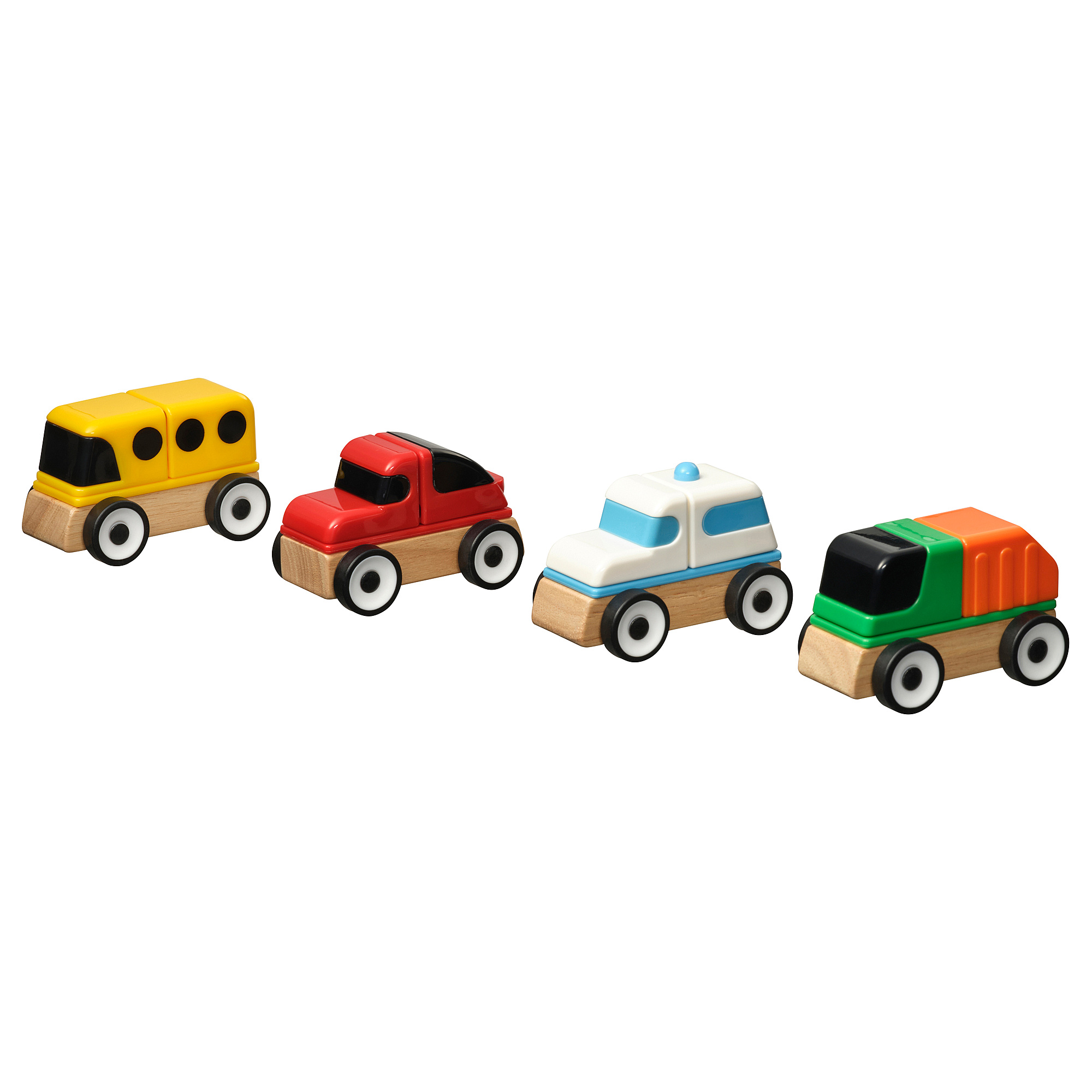 LILLABO 玩具車 4件組