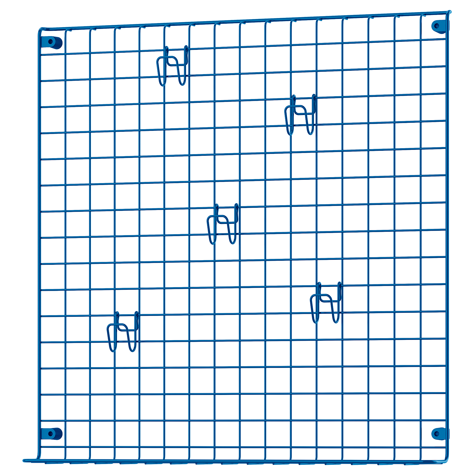 GREJIG wall grid with rail