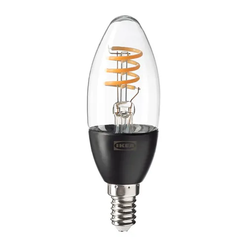 TRÅDFRI - LED燈泡 E14 250流明, 智慧 無線調光/暖白色 燭形 | IKEA 線上購物 - PE773021_S4