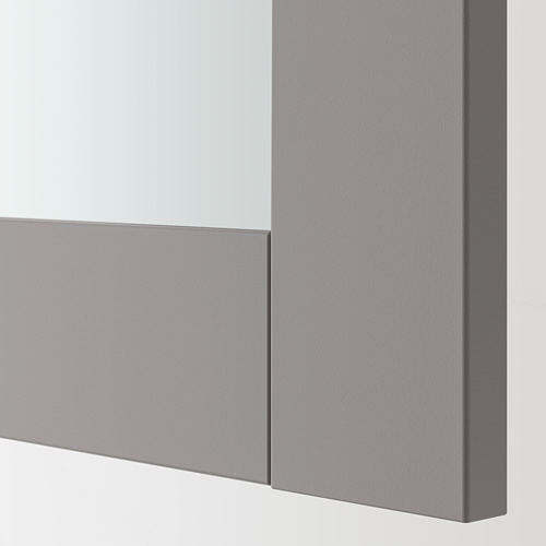 ENHET - 雙門鏡櫃, 白色/灰色 框架 | IKEA 線上購物 - PE784873_S4
