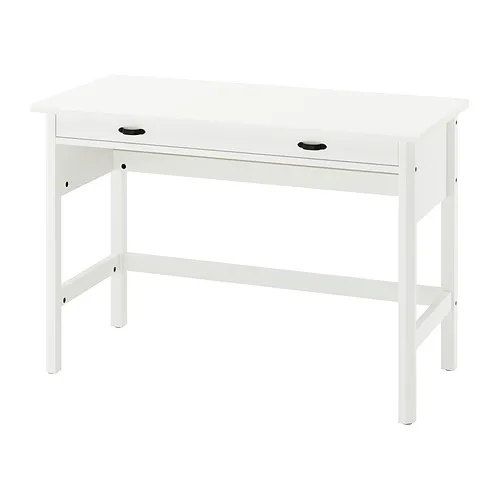 BRYTNING - 書桌/工作桌，白色，110x53x75 公分 | IKEA 線上購物 - E1011553_S4