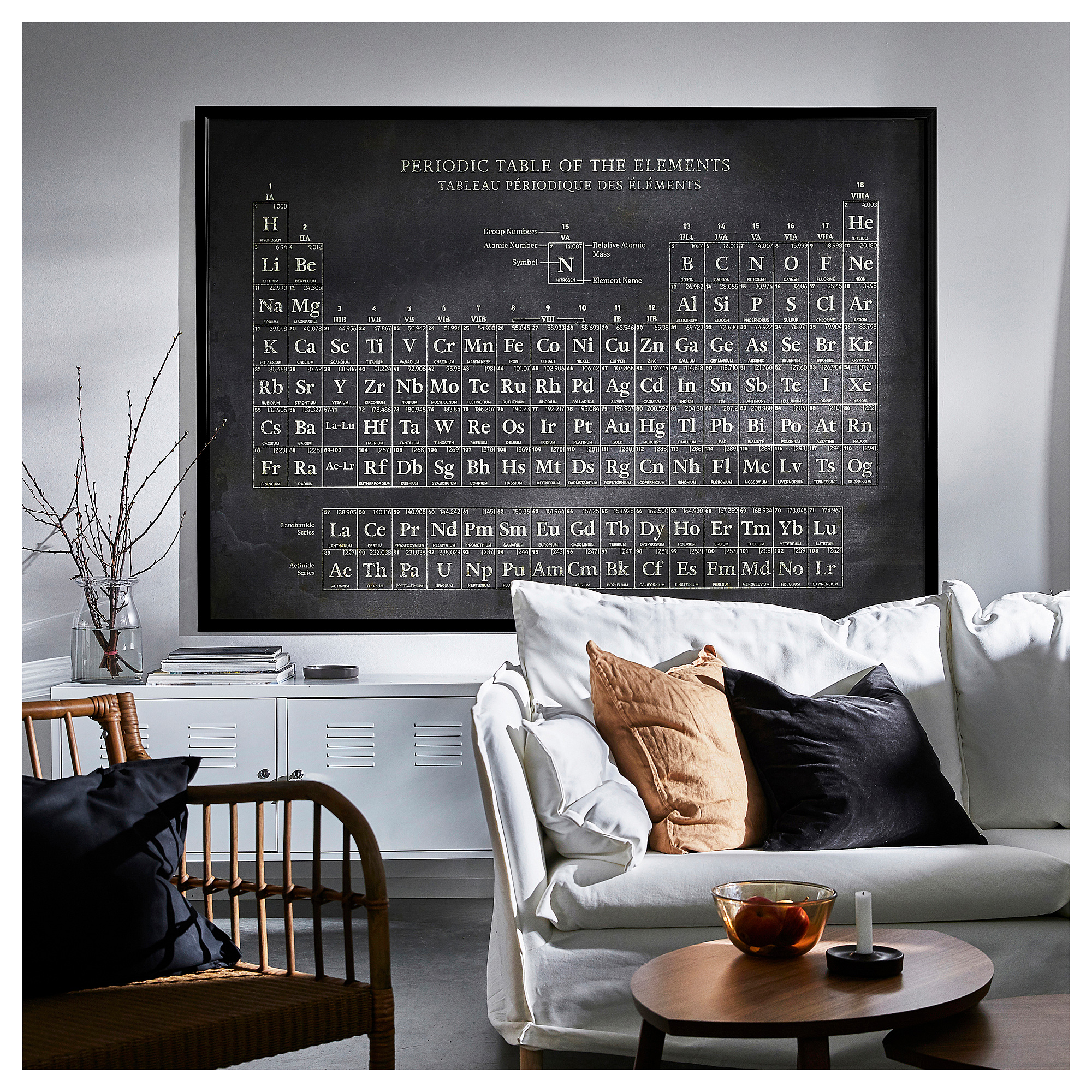 BJÖRKSTA picture with frame