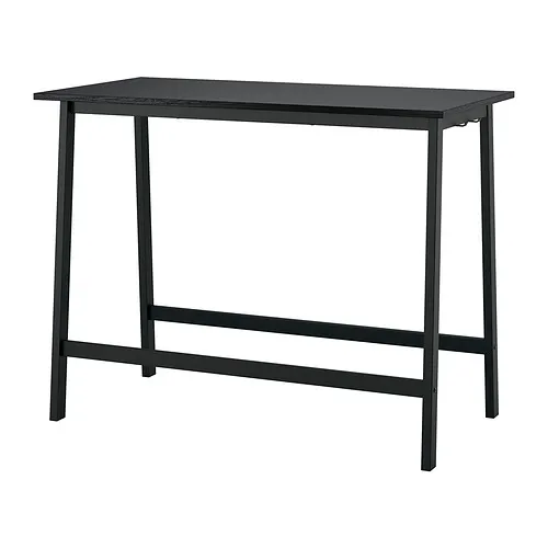 MITTZON - 會議桌, 黑色/實木貼皮 梣木/黑色, 140x68x105 公分 | IKEA 線上購物 - PE912235_S4