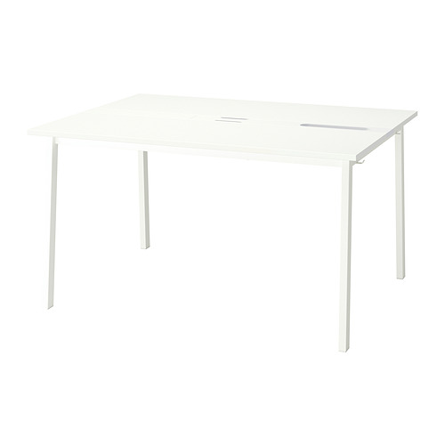 MITTZON - conference table, white, 140x108x75 cm | IKEA Taiwan Online - PE912246_S4
