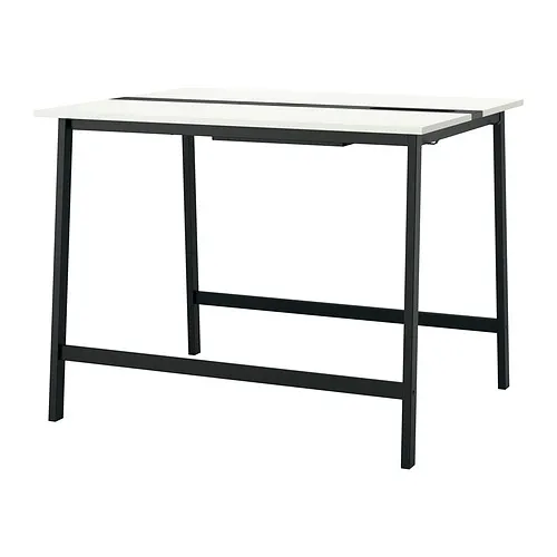MITTZON - 會議桌, 白色/黑色, 140x108x105 公分 | IKEA 線上購物 - PE912260_S4