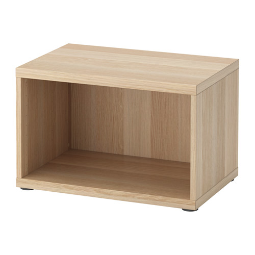BESTÅ - frame, white stained oak effect, 60x40x38 cm | IKEA Taiwan Online - PE513555_S4