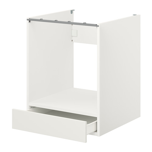 ENHET - 烤箱底櫃附抽屜, 白色, 60x62x75 公分 | IKEA 線上購物 - PE773158_S4