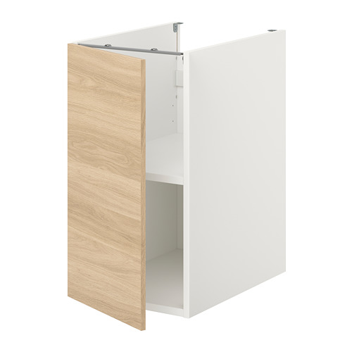 ENHET - 底櫃附層板/門板, 白色/橡木紋, 40x62x75 公分 | IKEA 線上購物 - PE773211_S4