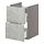 ENHET - 洗臉盆底櫃附2抽屜, 灰色/仿混凝土 | IKEA 線上購物 - PE773238_S1