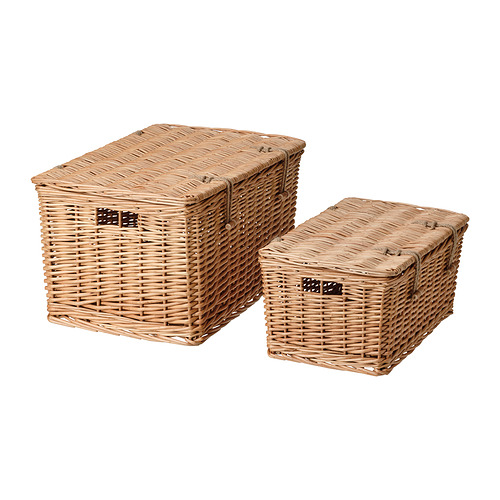 INSVEP - 附蓋收納盒 2件組, 柳木 | IKEA 線上購物 - PE830182_S4