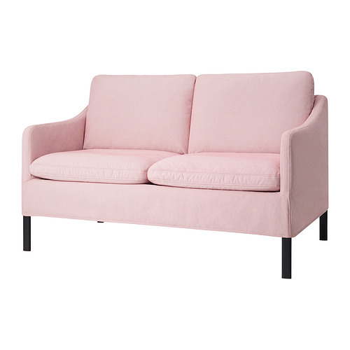 Ikea pink sofa discount