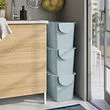 TRÖSKNING bin with lid
