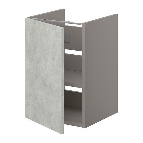 ENHET - bs cb f wb w shlf/door, grey/concrete effect | IKEA Taiwan Online - PE773350_S4