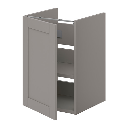 ENHET - bs cb f wb w shlf/door, grey/grey frame | IKEA Taiwan Online - PE773239_S4
