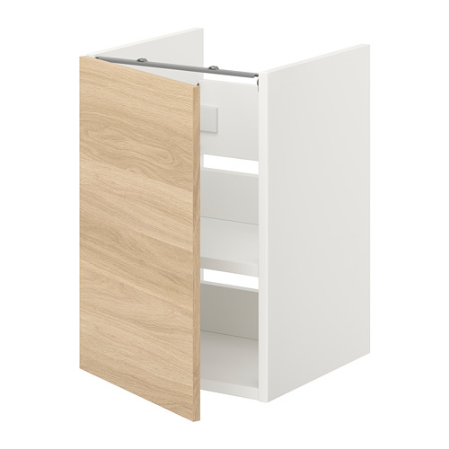 ENHET - bs cb f wb w shlf/door, white/oak effect, 40x42x60 cm | IKEA Taiwan Online - PE773220_S4