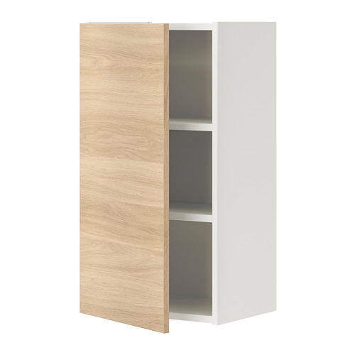 ENHET - 壁櫃組合, 白色/橡木紋, 40x32x75 公分 | IKEA 線上購物 - PE773317_S4