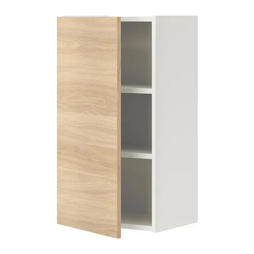 ENHET - wall cb w 2 shlvs/door, white/oak effect, 40x32x75 cm | IKEA Taiwan Online - PE773317_S4