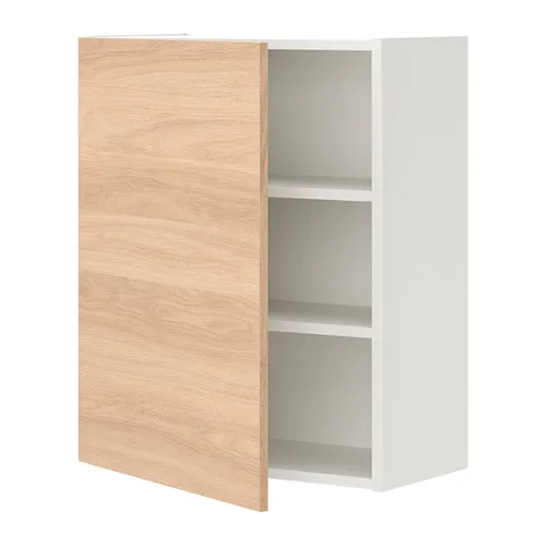 ENHET - 壁櫃組合, 白色/橡木紋, 60x32x75 公分 | IKEA 線上購物 - PE773212_S4