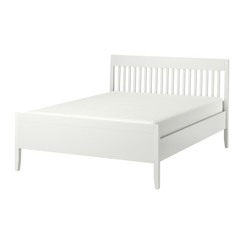IDANÄS - 雙人床框, 白色, 附Luröy床底板條 | IKEA 線上購物 - PE784943_S4