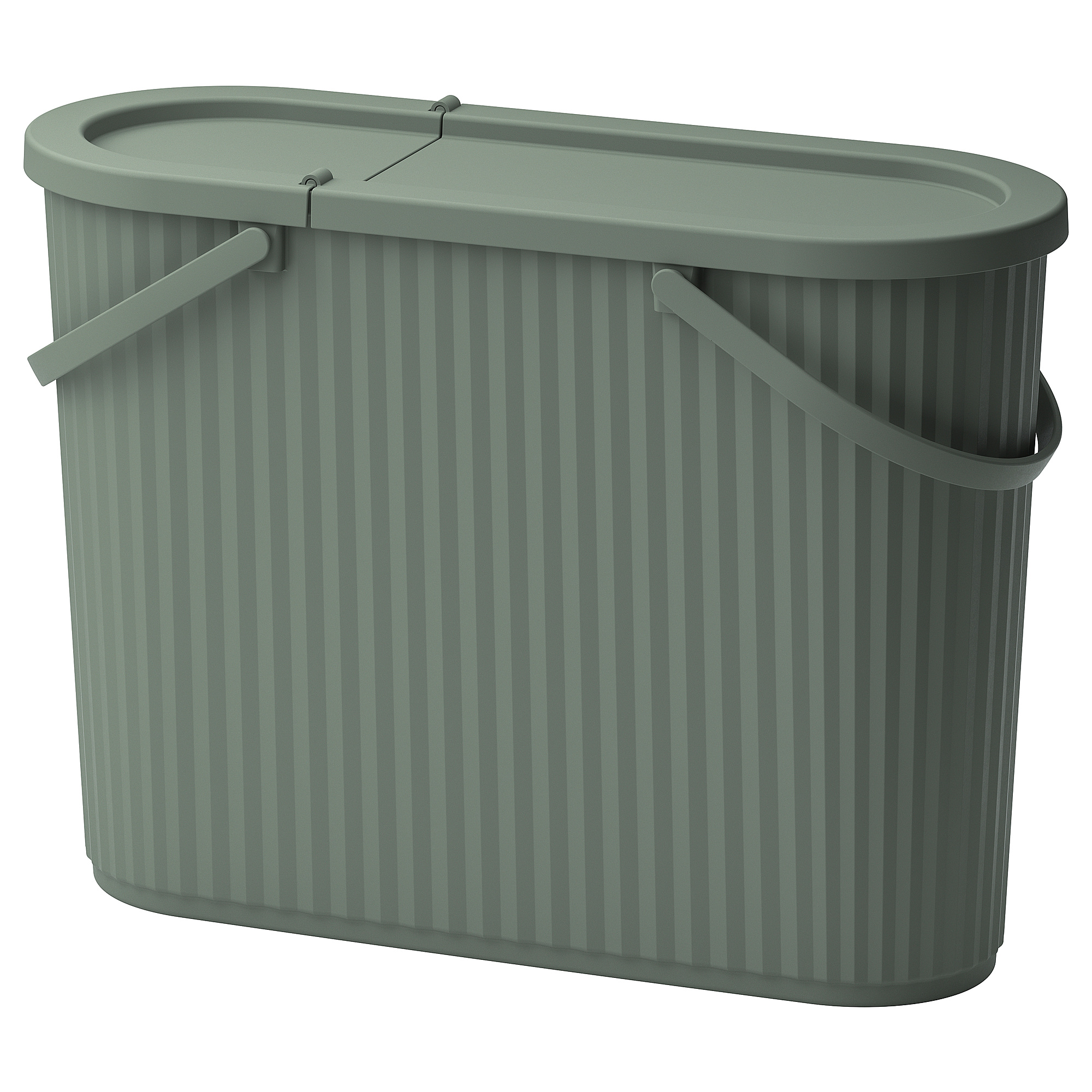 DAMMÄNG bin with lid