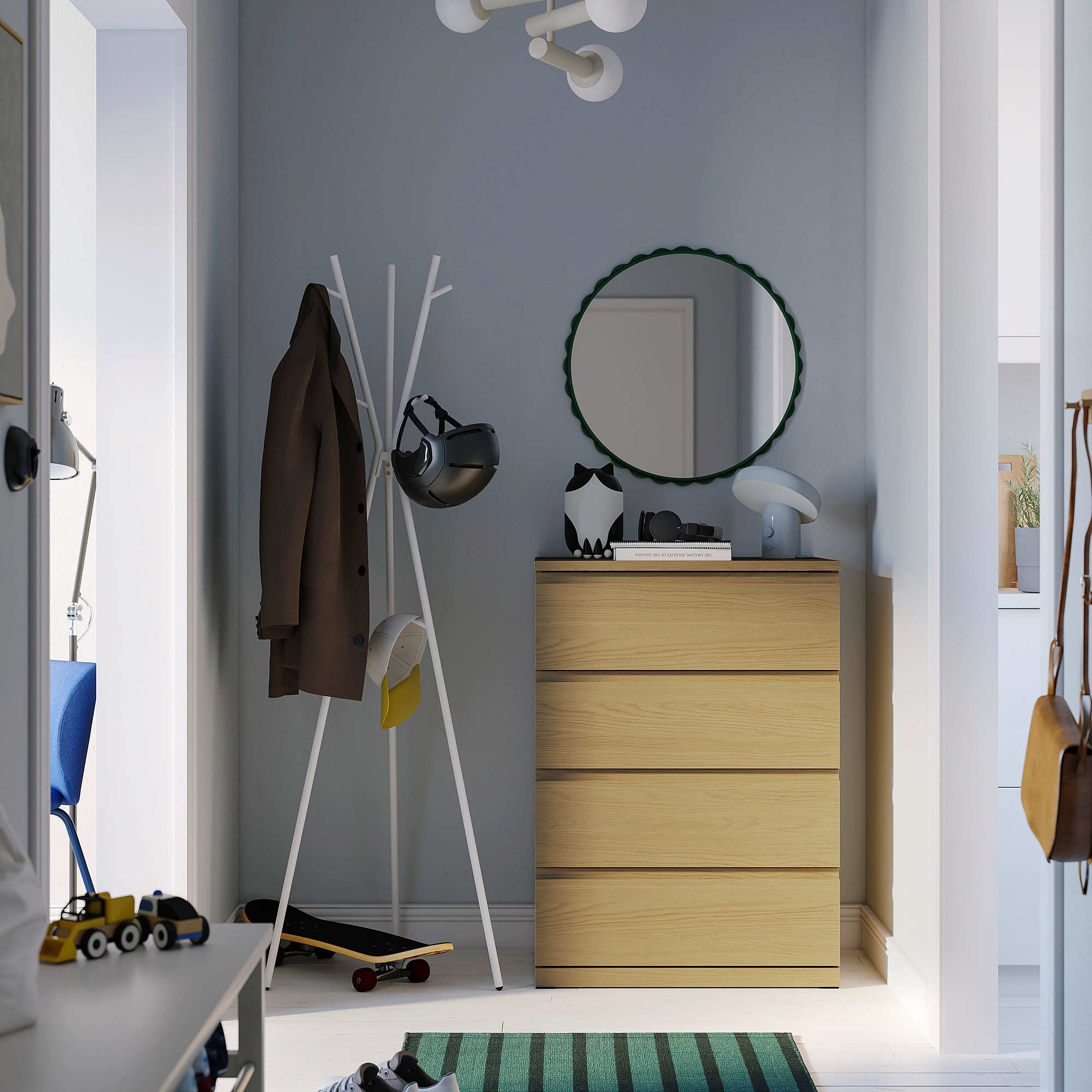 STORKLINTA chest of 4 drawers