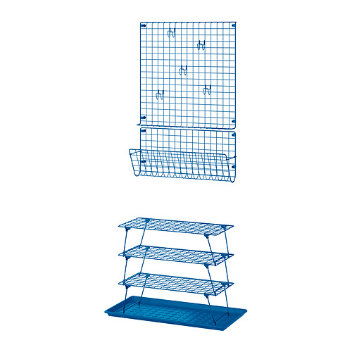 GREJIG/BAGGMUCK hallway furniture, set of 6