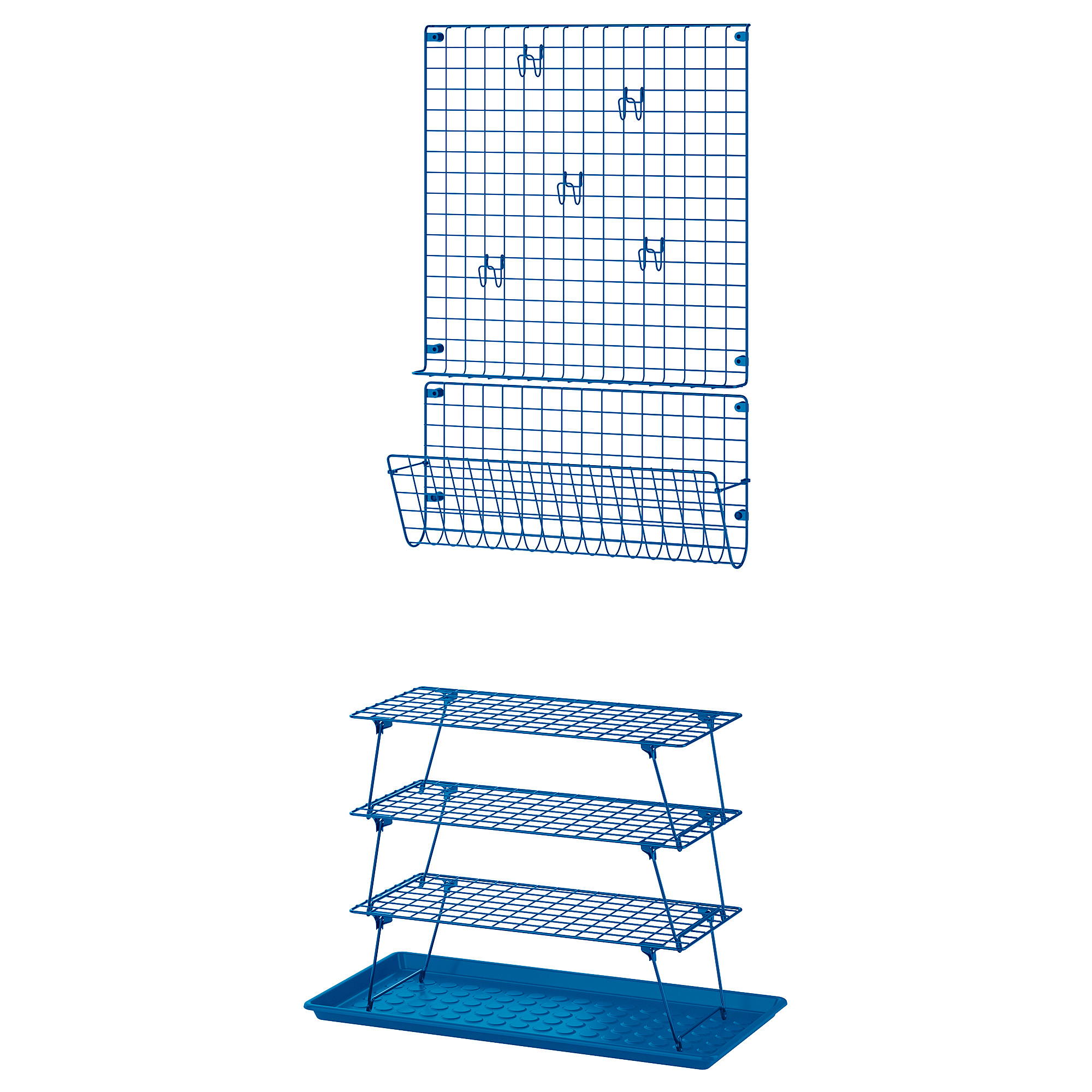 GREJIG/BAGGMUCK hallway furniture, set of 6