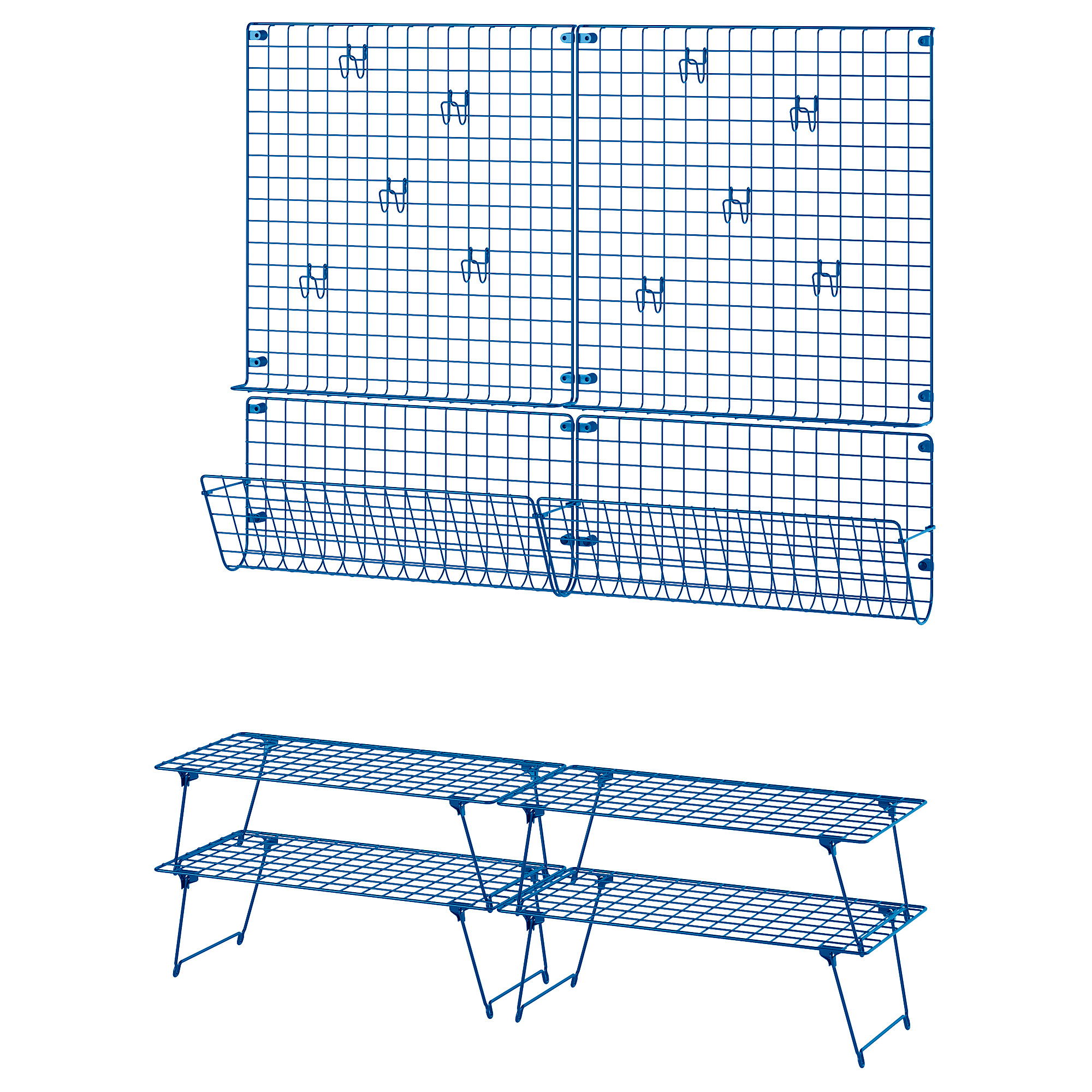 GREJIG hallway furniture, set of 8