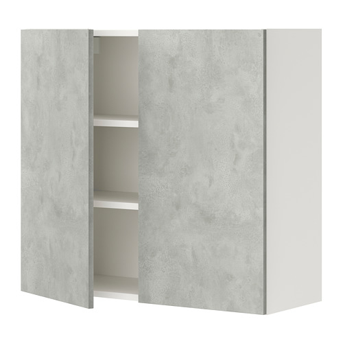 ENHET - 壁櫃組合, 白色/仿混凝土 | IKEA 線上購物 - PE773225_S4