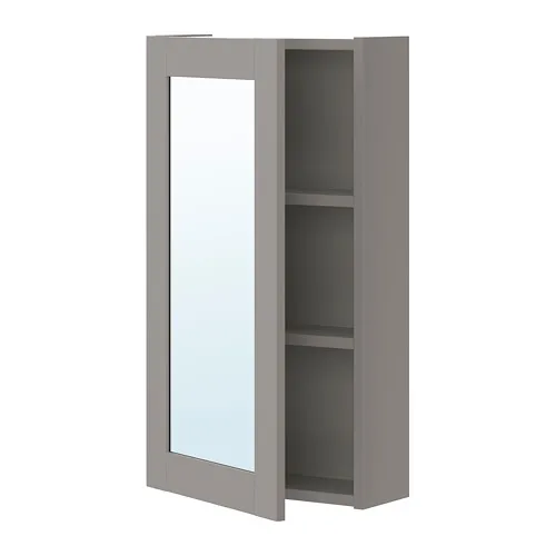 ENHET - 單門鏡櫃, 灰色/灰色 框架, 40x17x75 公分 | IKEA 線上購物 - PE773236_S4