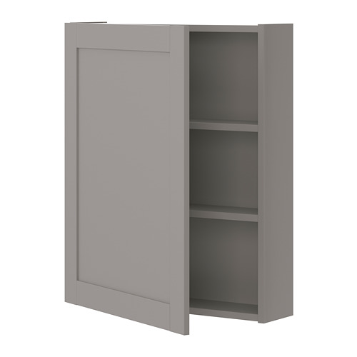ENHET - wall cb w 2 shlvs/doors, grey/grey frame | IKEA Taiwan Online - PE773284_S4