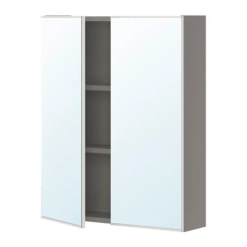 ENHET - 雙門鏡櫃, 灰色, 60x17x75 公分 | IKEA 線上購物 - PE773286_S4