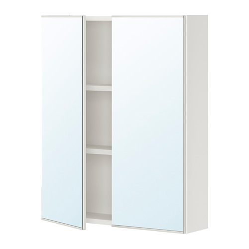 ENHET - mirror cabinet with 2 doors, white, 60x17x75 cm | IKEA Taiwan Online - PE773292_S4