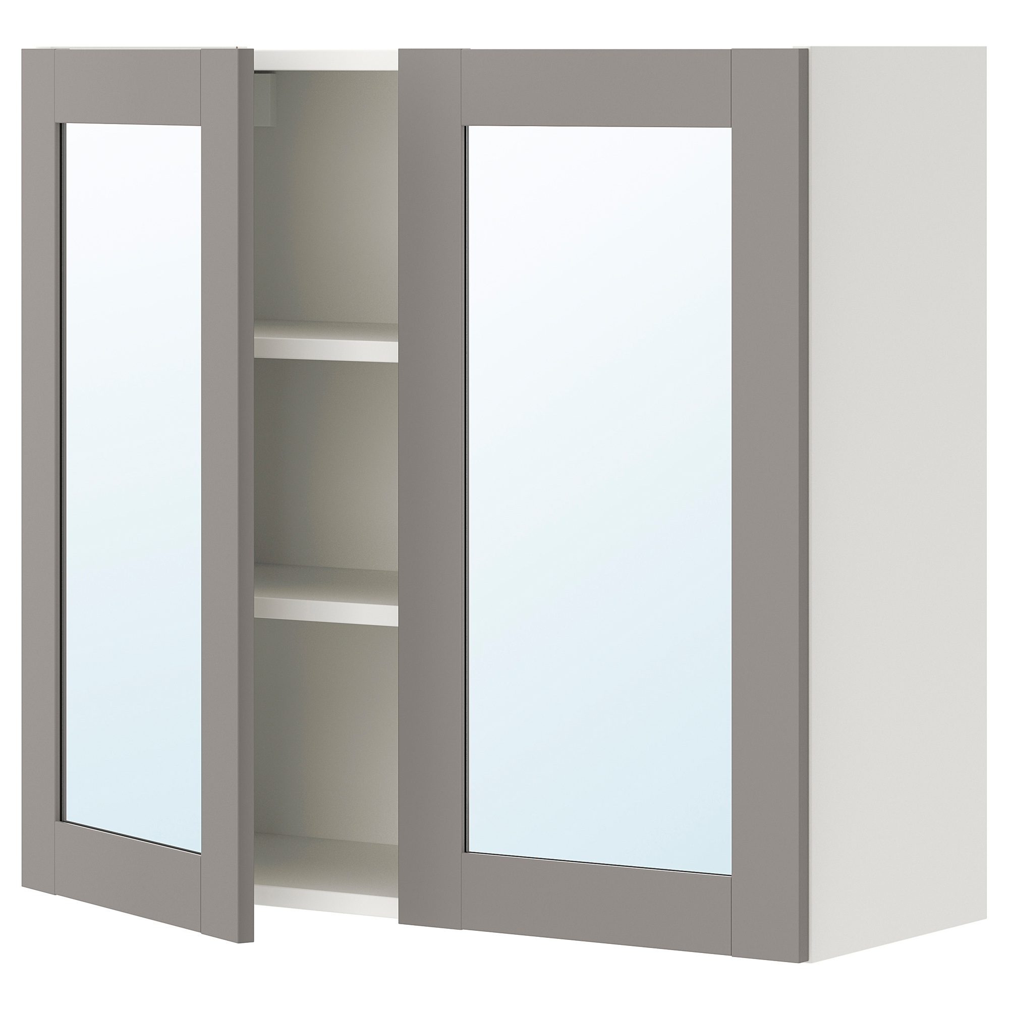 ENHET mirror cabinet with 2 doors