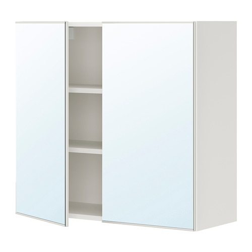 ENHET - 雙門鏡櫃, 白色 | IKEA 線上購物 - PE773252_S4