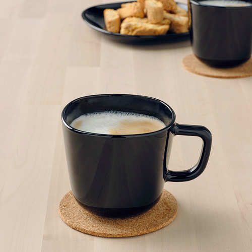 BACKIG - mug, black | IKEA Taiwan Online - PE784990_S4