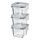 IKEA 365+ - food container with lid, square/glass | IKEA Taiwan Online - PE785017_S1