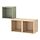 EKET - 上牆式收納櫃組合, 淺綠色/染白橡木紋 | IKEA 線上購物 - PE830238_S1