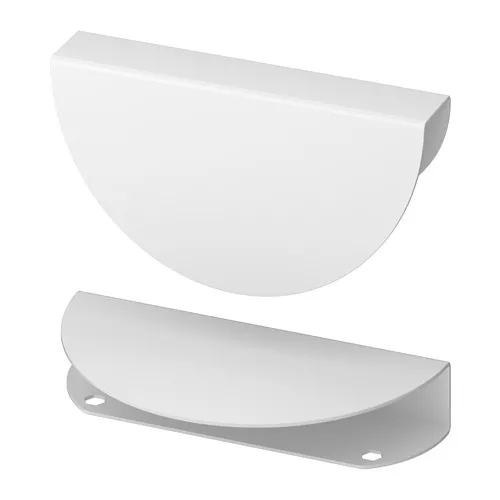 BEGRIPA - 把手, 白色/半圓形, 130 公厘 | IKEA 線上購物 - PE872345_S4