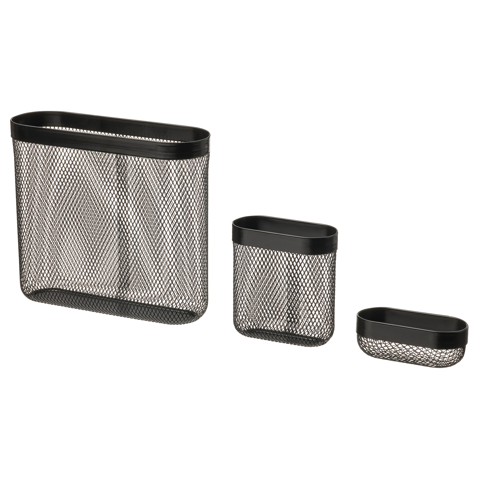 SKÅDIS storage basket, set of 3