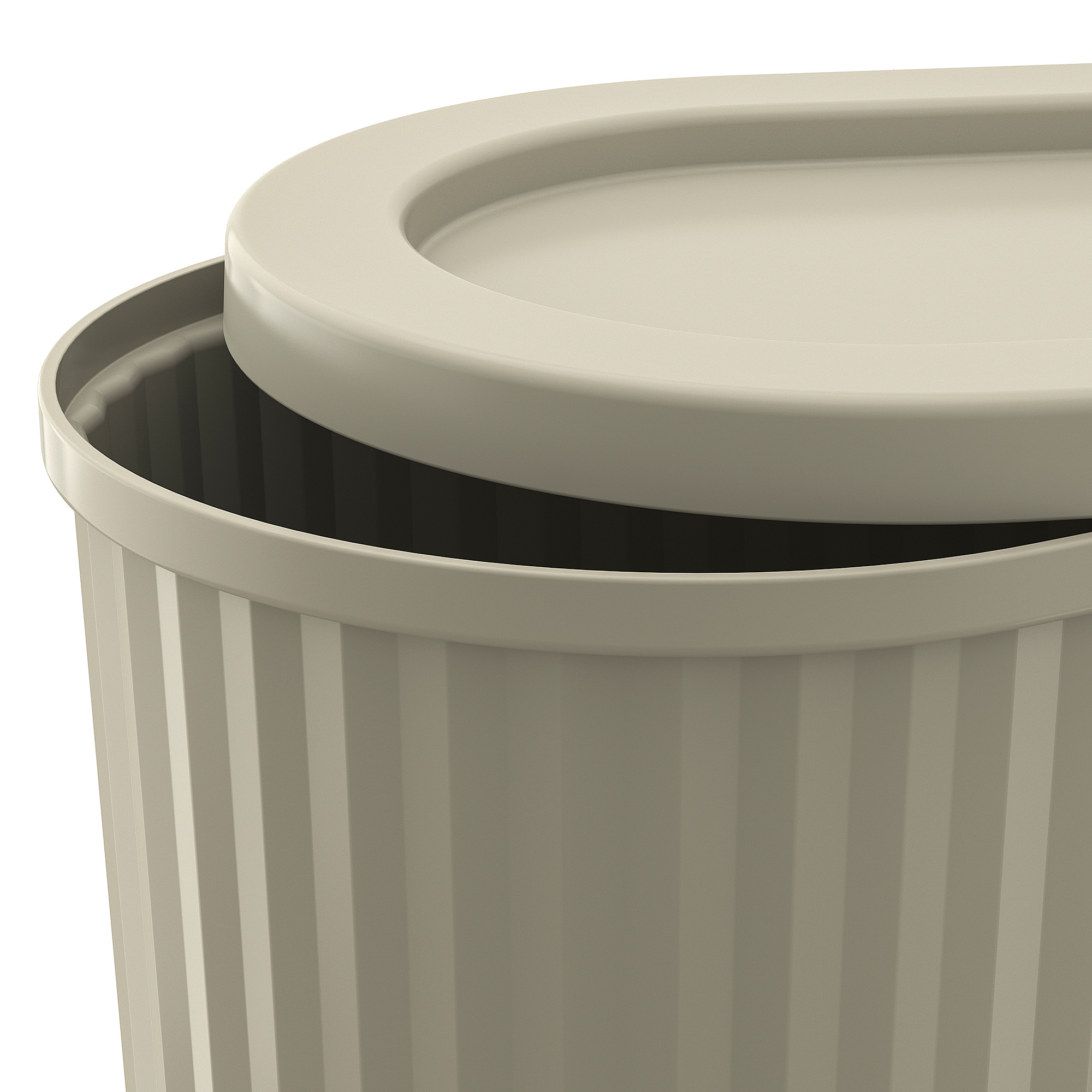 DAMMÄNG bin with lid