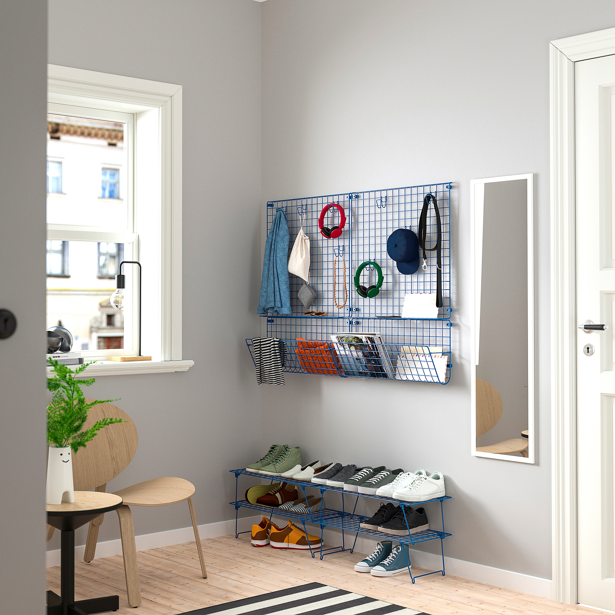 GREJIG hallway furniture, set of 8
