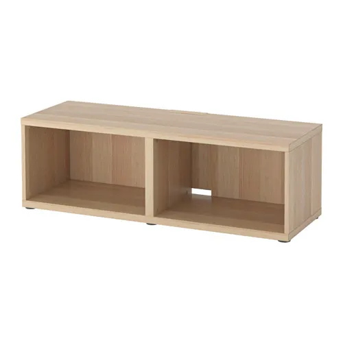 BESTÅ - 電視櫃, 染白橡木紋, 120x40x38 公分 | IKEA 線上購物 - PE516848_S4