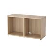 BESTÅ - TV bench, white stained oak effect, 120x40x64 cm | IKEA Taiwan Online - PE516843_S2 