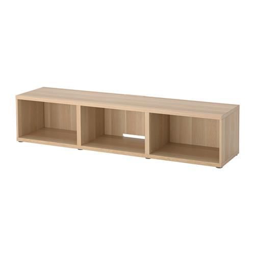 BESTÅ - 電視櫃, 染白橡木紋, 180x40x38 公分 | IKEA 線上購物 - PE516838_S4
