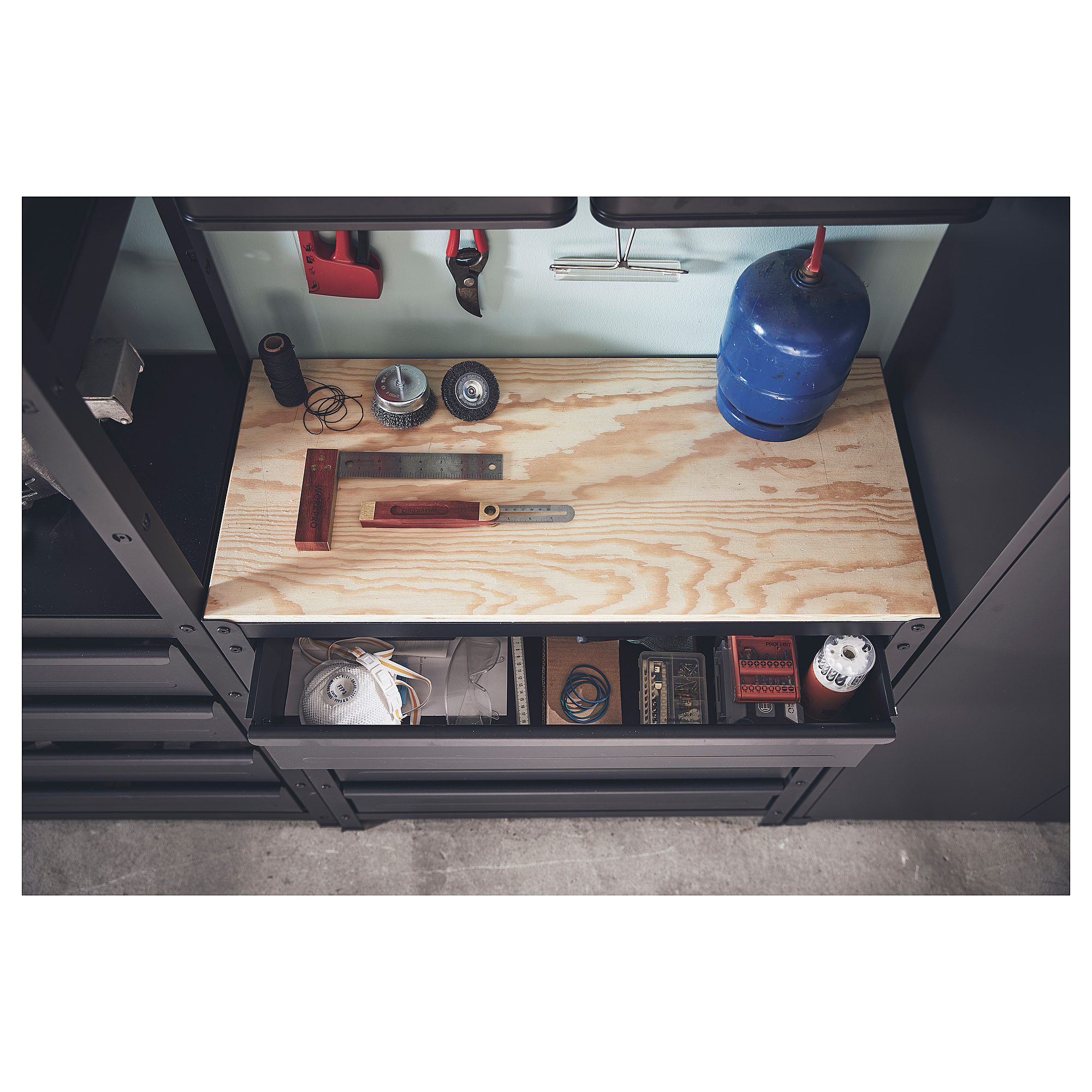 BROR work bench with drawers