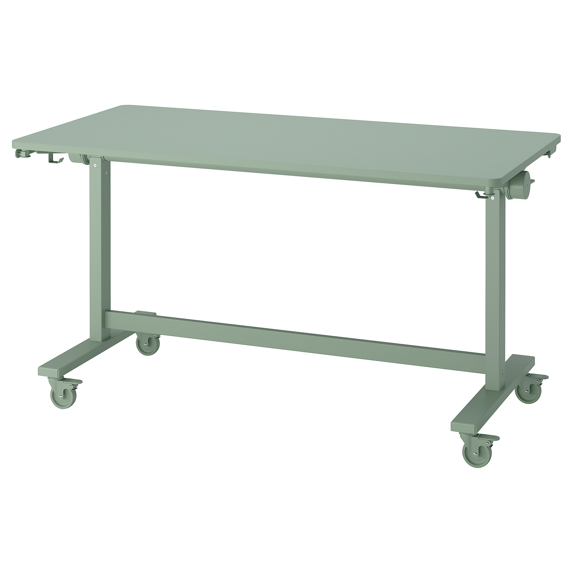 MITTZON foldable table with castors