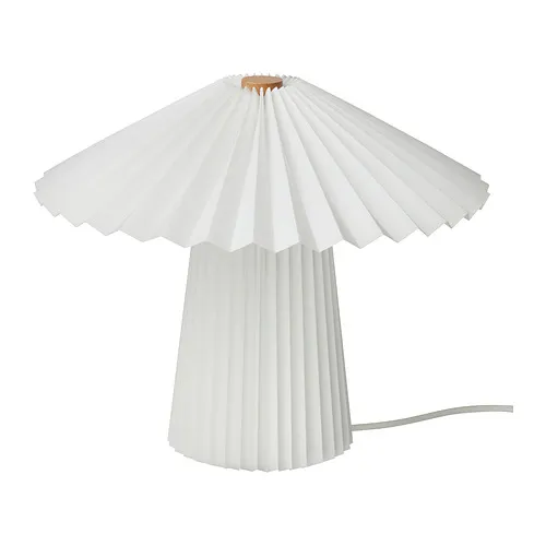 KUDDLAVA - table lamp, pleated white, 28 cm | IKEA Taiwan Online - PE975491_S4
