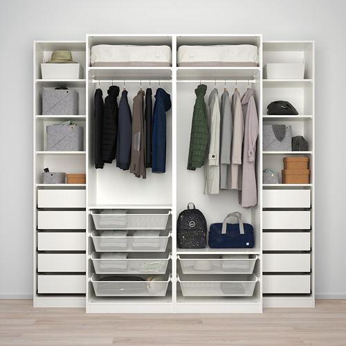 PAX - wardrobe, white/Mehamn | IKEA Taiwan Online - PE730855_S4
